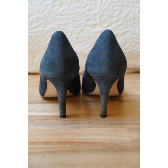 Cole Haan Cushioned Insole Grand OS Suede Courts Heels Pumps Dark Gray Size 6 - Picture 7 of 14